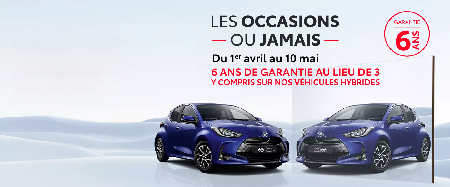 Offre VO 6 de garantie